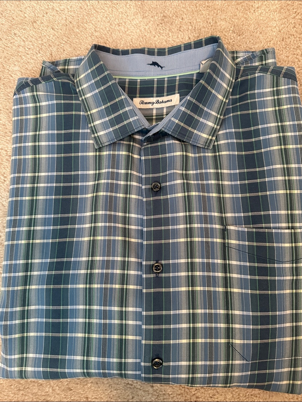 Men’s Tommy Bahama Button down Plaid Shirt